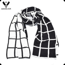 Homens de alta qualidade Elegante estilo de negócios Grid Scarf